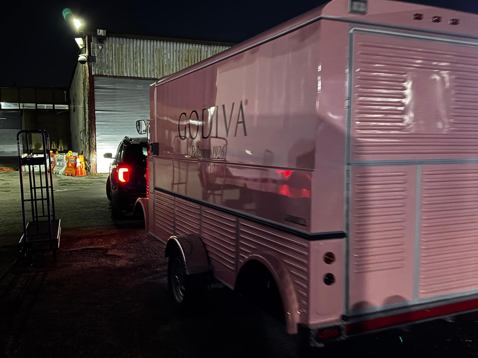 Godiva promotional truck